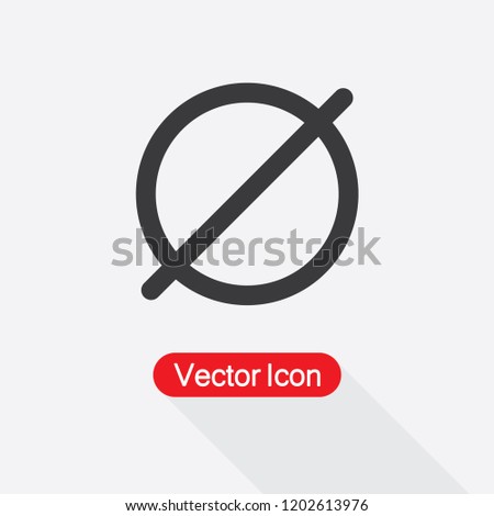 Diameter Icon Vector Illustration Eps10