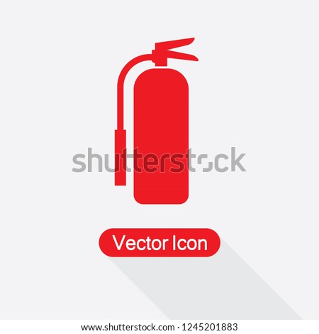 Fire Extinguisher Icon Vector Illustration Eps10
