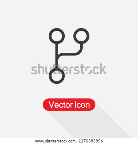 Branching Icon Vector Illustration Eps10