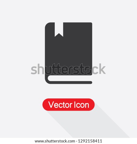 Book With Bookmark Icon Vector Illustration Eps10
