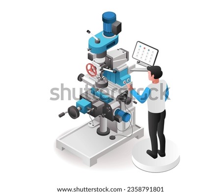 Automatic professional cnc machine operator