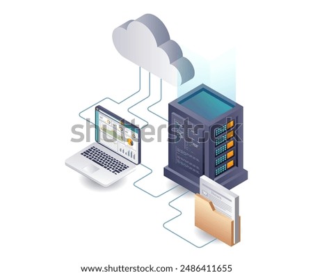 Analyzing Data Networks in Cloud Server Systems