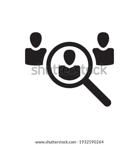 Employee search icon find people 