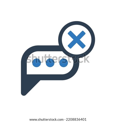Delete Message Icon Sign Symbol