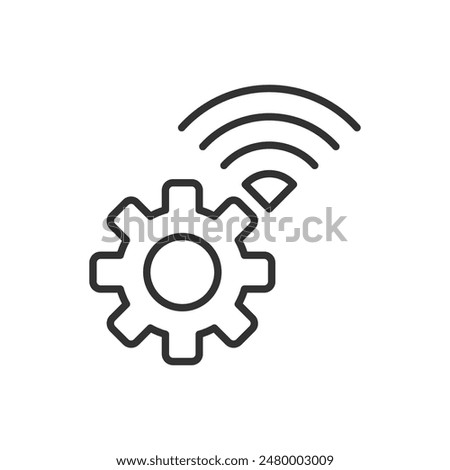 Wifi Setting Icon Sign Symbol