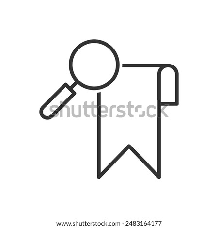 Bookmark Search Icon Sign Symbol