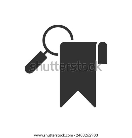 Bookmark Search Icon Sign Symbol