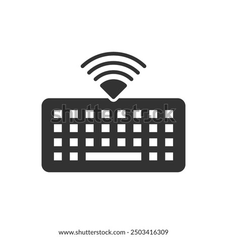 Bluetooth keyboard Icon Sign Symbol