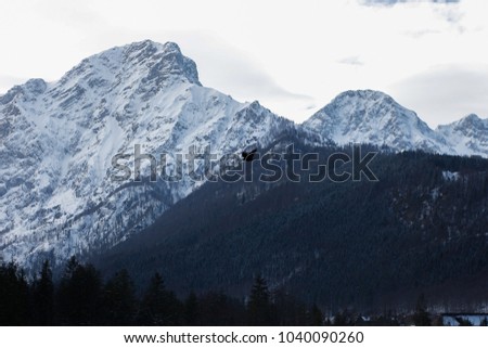 Skyline snow mountain  Stock foto © 
