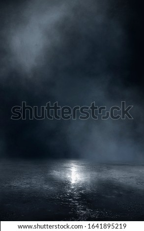 Similar – Image, Stock Photo Road, puddle and reflection