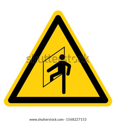 Warning Do Not Enter Confined Space Symbol Sign ,Vector Illustration, Isolate On White Background Label. EPS10