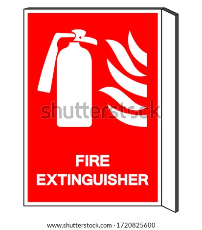 Fire Extinguisher Symbol Sign ,Vector Illustration, Isolate On White Background Label .EPS10 