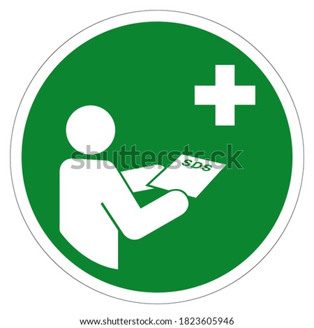 SDS Station Symbol Sign, Vector Illustration, Isolate On White Background Label .EPS10