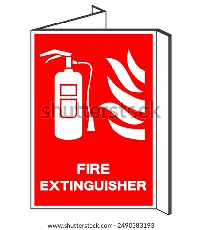 Fire Extinguisher Symbol Sign, Vector Illustration, Isolate On White Background Label. EPS10