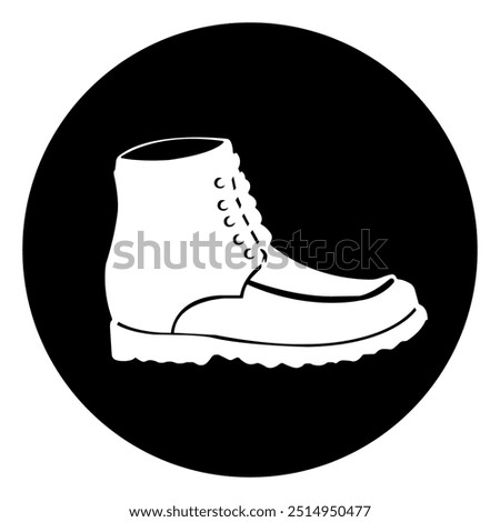 Closed Toe Shoes Required Symbol Sign, Vector Illustration, Isolate On White Background Label .EPS10 