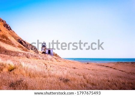 Similar – Foto Bild Der verlassene Leuchtturm von Punta Gorda an der Verlorenen Küste, Kalifornien