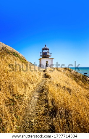 Similar – Foto Bild Der verlassene Leuchtturm von Punta Gorda an der Verlorenen Küste, Kalifornien