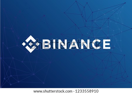 Binance Coin BNB cryptocurrency network vector illustration