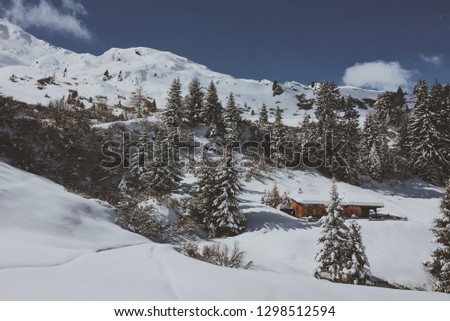 Similar – Image, Stock Photo Winter landscape in Ratschings, South Tyrol