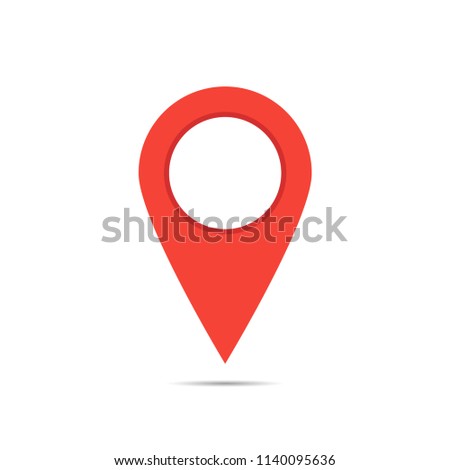 Location icons. Map pointer icon