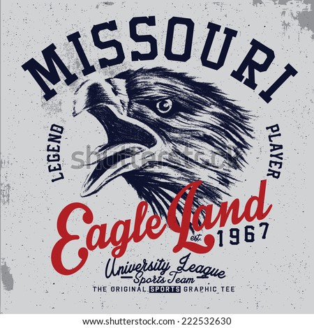 eagle tee graphic