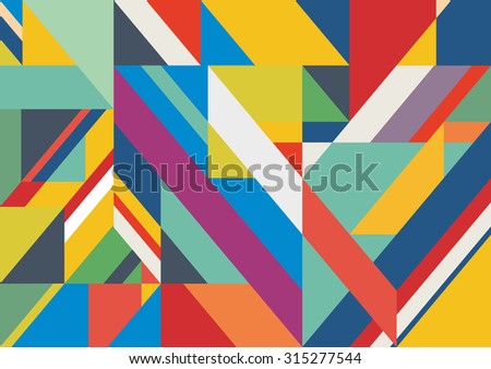 Abstract striped color textured geometric background. Vector pattern line illustration. 