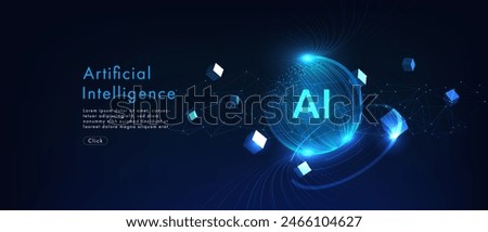 Hi-tech digital technology futuristic circuit digital. Abstract futuristic design. AI, artificial intelligence. Modern futuristic design. Global network connection technology. vector illustration.