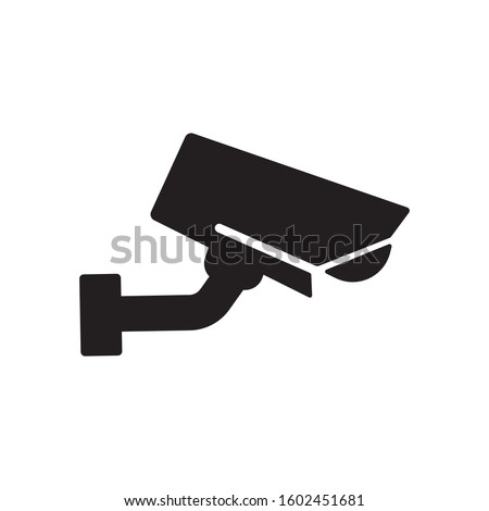 Security camera icon, CC tv symbol for your web site , logo, app, UI design