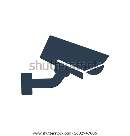 Security camera icon, Cc tv symbol 