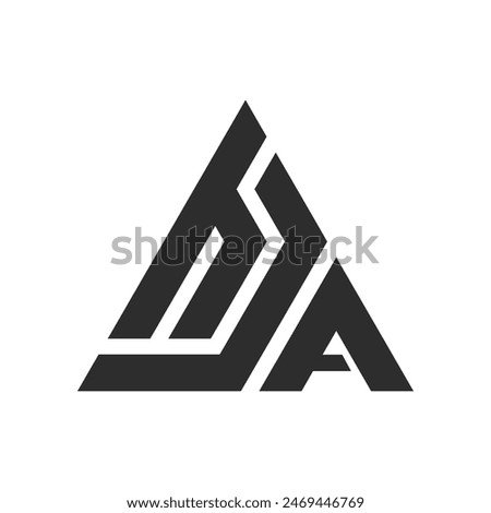 HCA letter logo, HCA Alphabet logo, initials logo