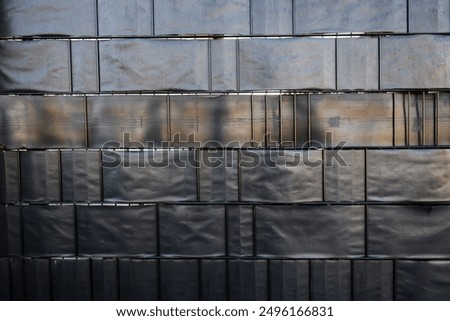 Similar – Image, Stock Photo Fence with plastic film