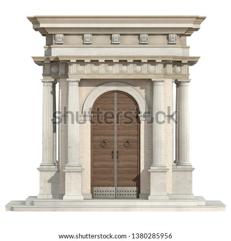 Similar – Image, Stock Photo pediment