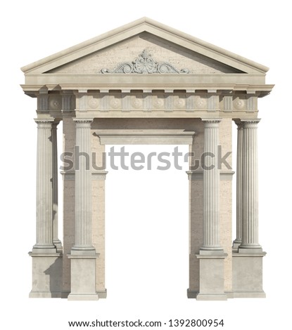 Similar – Image, Stock Photo pediment