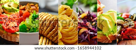 Similar – Image, Stock Photo Vegan buffet Vegan diet