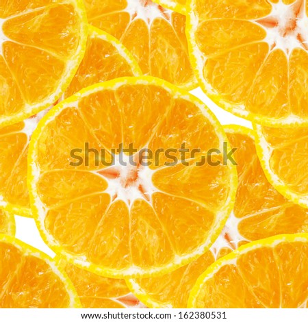 mandarin fruit, seamless pattern