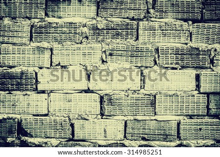 Vintage style - Old vintage brick wall for background