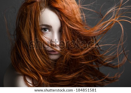 girl with red hair