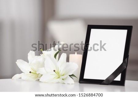 Similar – Image, Stock Photo candles Funeral service