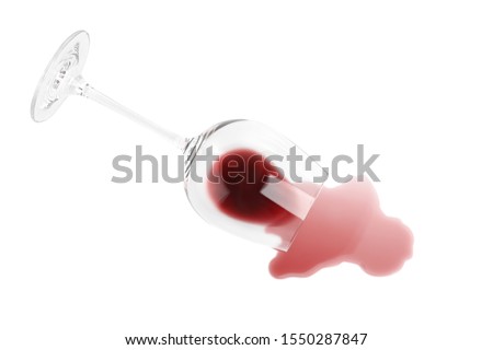 Similar – Image, Stock Photo red wine spills out of a glass