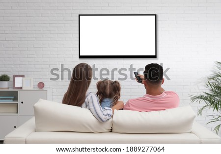 Similar – Image, Stock Photo Mother and Daughter watching sunset