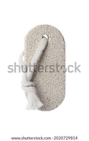 Pumice stone isolated on white. Pedicure tool Stock fotó © 