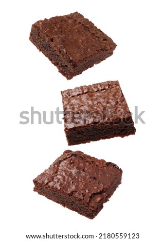 Similar – Image, Stock Photo Delicious brownie in baking pan