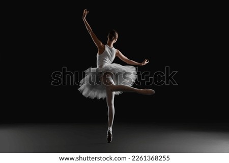 Similar – Image, Stock Photo Professional Woman Ballet Dancer