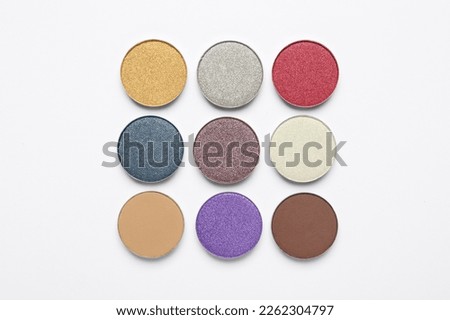 Similar – Image, Stock Photo Many eyes with shadows on gray background