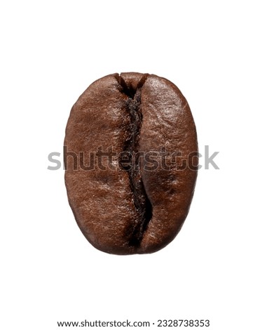 Similar – Foto Bild Eine Kaffeebohne auf schwarzem Hintergrund isoliert.