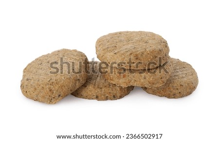 Similar – Image, Stock Photo Raw vegan cutlets on wooden board