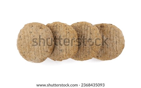 Similar – Image, Stock Photo Raw vegan cutlets on wooden board