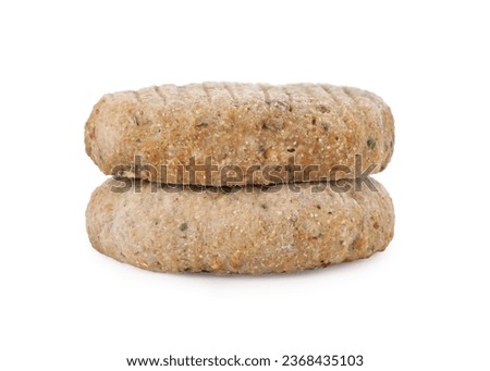 Similar – Image, Stock Photo Raw vegan cutlets on wooden board