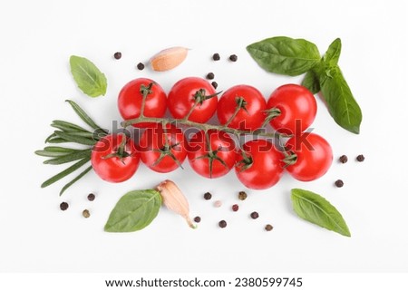 Similar – Image, Stock Photo Ripe red tomatoes in box