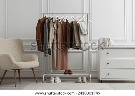 Similar – Image, Stock Photo hanging out the clothes outdoors